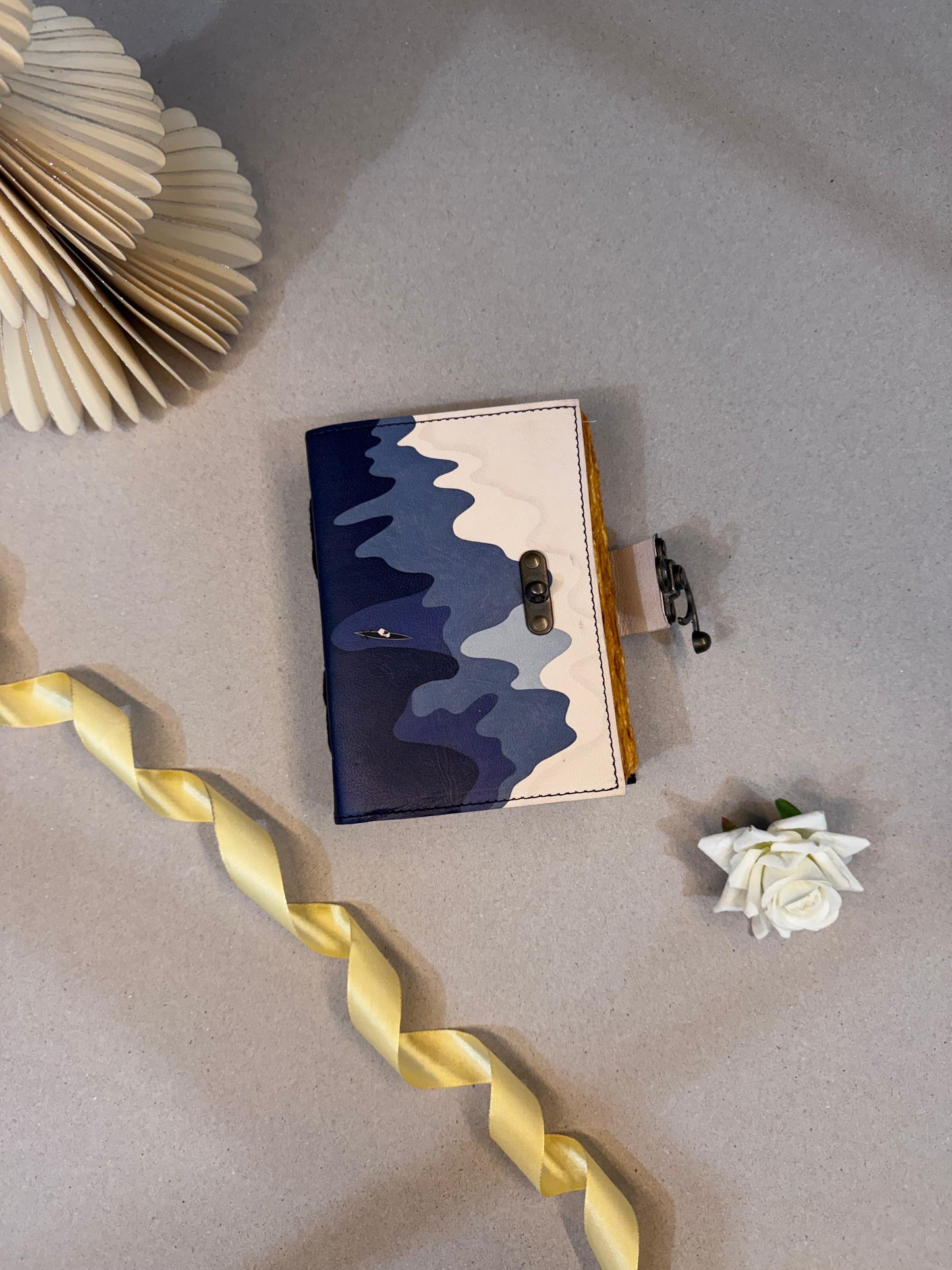 UrbanWave Camouflage Leather Journal